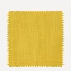 Liberty Interiors Furnishing Fabrics^Fabric Swatch - Plain Lustre Linen in Fennel