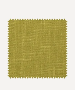 Liberty Interiors Furnishing Fabrics^Fabric Swatch - Plain Lustre Linen in Lichen