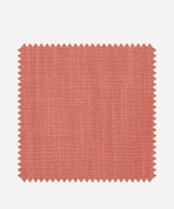 Liberty Interiors Furnishing Fabrics^Fabric Swatch - Plain Lustre Linen in Lacquer
