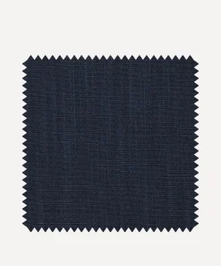 Liberty Interiors Furnishing Fabrics^Fabric Swatch - Plain Lustre Linen in Ink