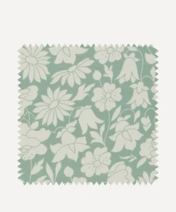 Liberty Interiors Furnishing Fabrics^Fabric Swatch - Poppy Grace Cotton in Salvia