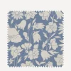 Liberty Interiors Furnishing Fabrics^Fabric Swatch - Poppy Grace Cotton in Flax Flower