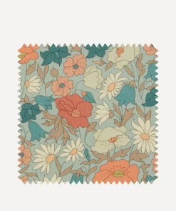 Liberty Interiors Furnishing Fabrics^Fabric Swatch - Poppy Meadowfield Cotton in Bullfinch
