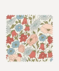 Liberty Interiors Furnishing Fabrics^Fabric Swatch - Poppy Meadowfield Cotton in Lacquer