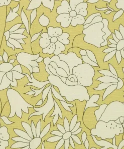 Liberty Interiors Furnishing Fabrics^Fabric Swatch - Poppy Meadow Landsdowne Linen in Fennel