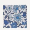 Liberty Interiors Furnishing Fabrics^Fabric Swatch - Poppy Meadowfield Landsdowne Linen in Lapis