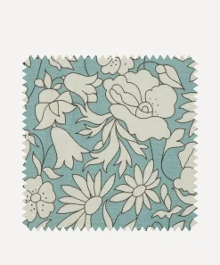 Liberty Interiors Furnishing Fabrics^Fabric Swatch - Poppy Meadow Landsdowne Linen in Lichen
