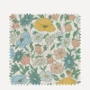 Liberty Interiors Furnishing Fabrics^Fabric Swatch - Poppy Meadowfield Cotton in Lichen
