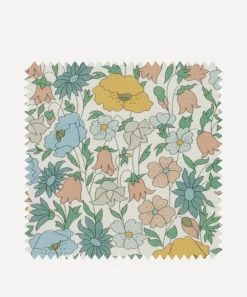 Liberty Interiors Furnishing Fabrics^Fabric Swatch - Poppy Meadowfield Cotton in Lichen