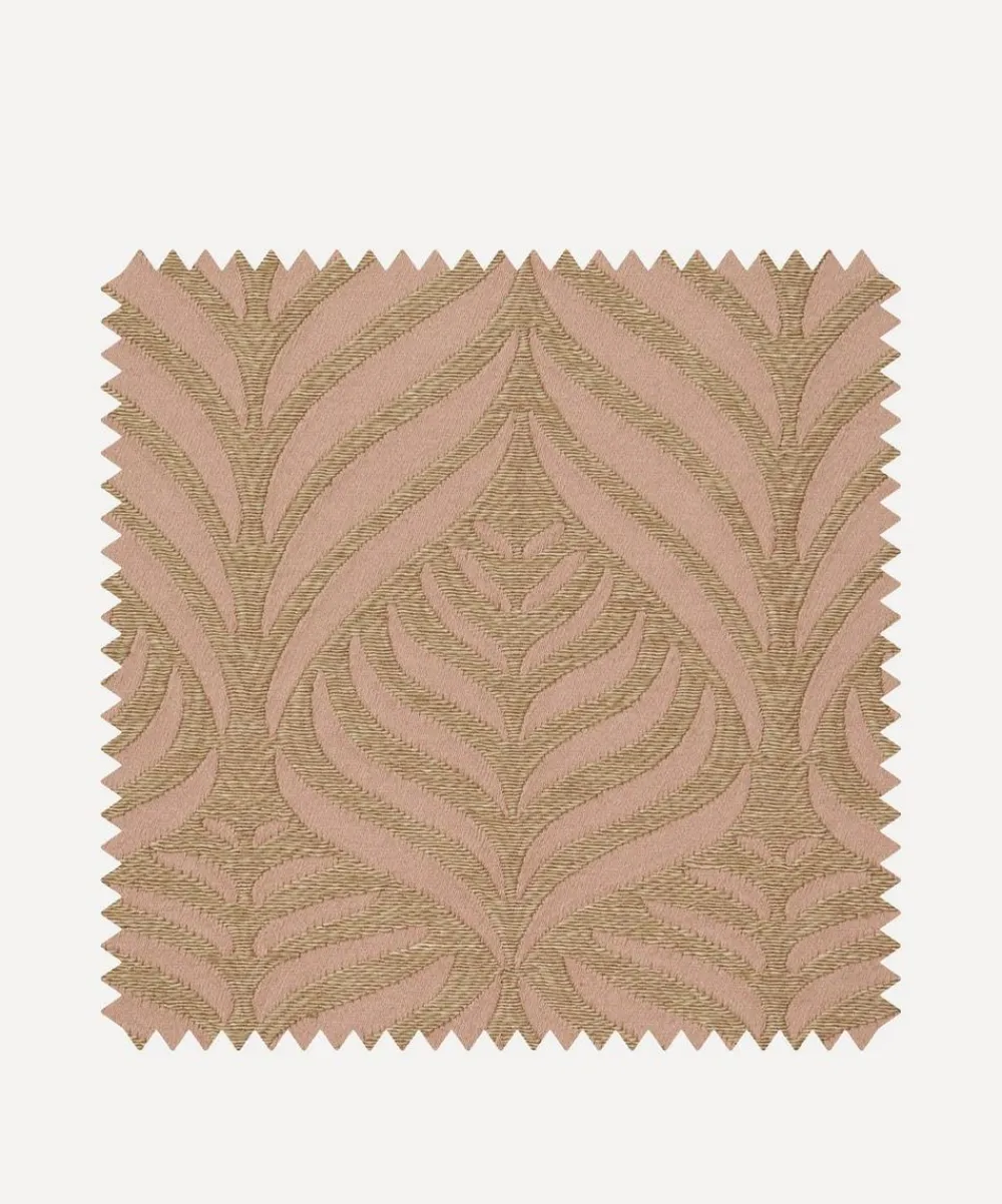 Liberty Interiors Furnishing Fabrics^Fabric Swatch - Quill Weave Yarn Jacquard in Ointment