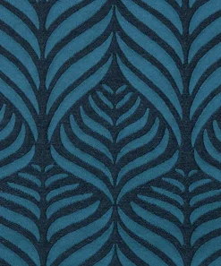 Liberty Interiors Furnishing Fabrics^Fabric Swatch - Quill Weave Yarn Jacquard in Lapis