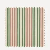 Liberty Interiors Furnishing Fabrics^Fabric Swatch - Regent Stripe Cotton in Fern Pink