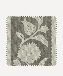 Liberty Interiors Furnishing Fabrics^Fabric Swatch - Sambourne Stripe in Pewter