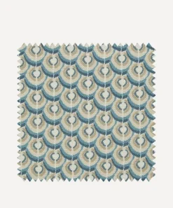 Liberty Interiors Furnishing Fabrics^Fabric Swatch - Scallop Spot Cotton in Lapis
