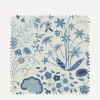 Liberty Interiors Furnishing Fabrics^Fabric Swatch - Shepherdly Flowers Cotton in Lapis