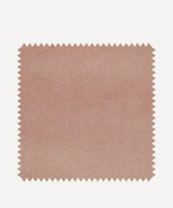 Liberty Interiors Furnishing Fabrics^Fabric Swatch - Slipper Plain Cotton Velvet