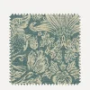 Liberty Interiors Furnishing Fabrics^Fabric Swatch - Strawberry Meadowfield Ladbroke Linen in Lichen