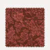 Liberty Interiors Furnishing Fabrics^Fabric Swatch - Strawberry Meadowfield Ladbroke Linen in Lacquer