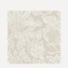 Liberty Interiors Furnishing Fabrics^Fabric Swatch - Strawberry Meadowfield Chiltern Linen in Pewter Plaster Pink