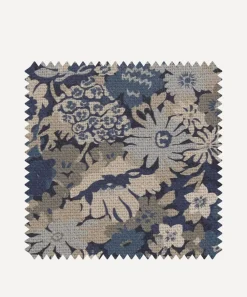 Liberty Interiors Furnishing Fabrics^Fabric Swatch - Thorpe House Linen in Lapis