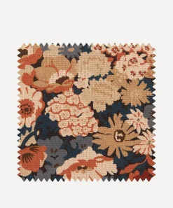 Liberty Interiors Furnishing Fabrics^Fabric Swatch - Thorpe House Linen in Madder