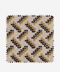 Liberty Fabrics Furnishing Fabrics^Fabric Swatch - Tudor Brick in Twill Grey