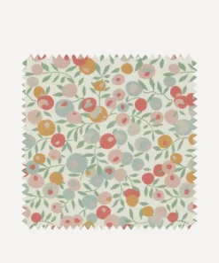 Liberty Interiors Furnishing Fabrics^Fabric Swatch - Wiltshire Blossom Cotton in Fennel