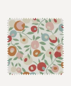 Liberty Interiors Furnishing Fabrics^Fabric Swatch - Wiltshire Blossom Landsdowne Linen in Lichen