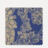 Liberty Interiors Furnishing Fabrics^Fabric Swatch - Zennor Arbour Ladbroke Linen in Lapis