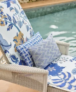 Liberty Interiors Furnishing Fabrics^Fantasia Jungle Easton in Lapis – Outdoor