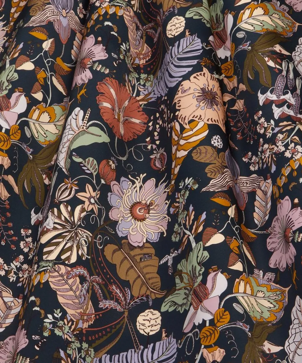Liberty Fabrics Classic Silks|Silk Satin^Fantasy Land Silk Satin