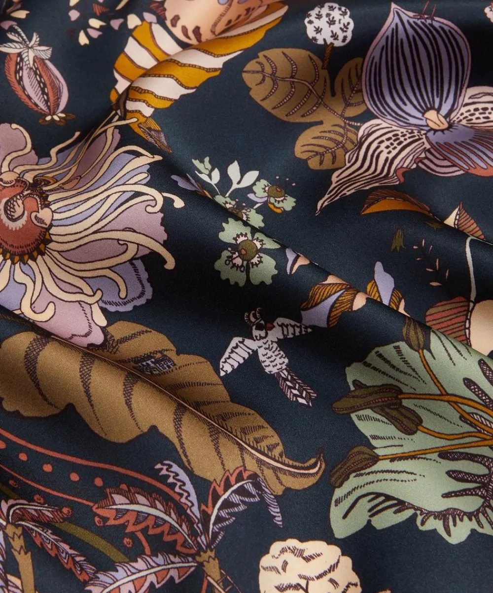Liberty Fabrics Classic Silks|Silk Satin^Fantasy Land Silk Satin