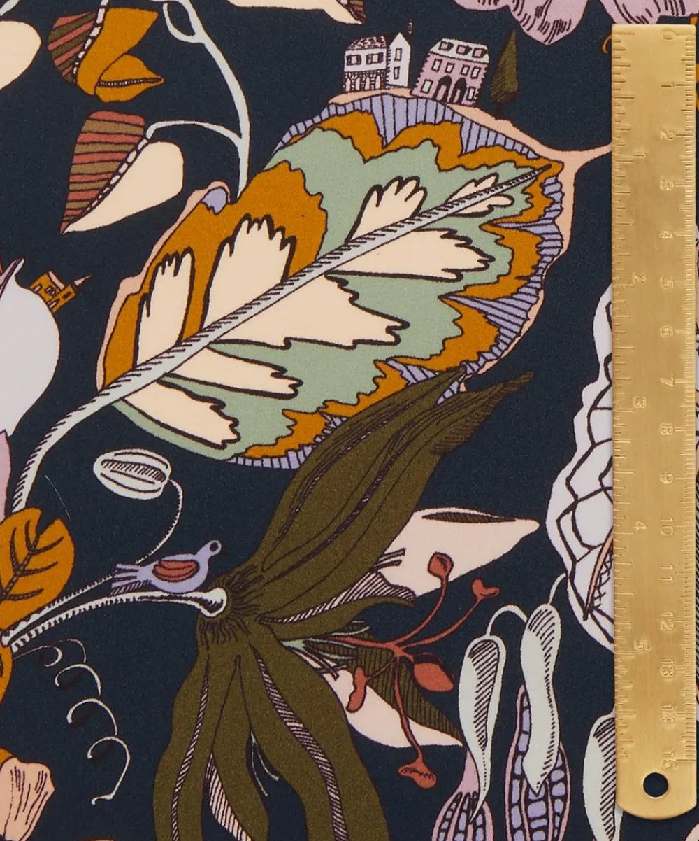 Liberty Fabrics Classic Silks|Silk Satin^Fantasy Land Silk Satin