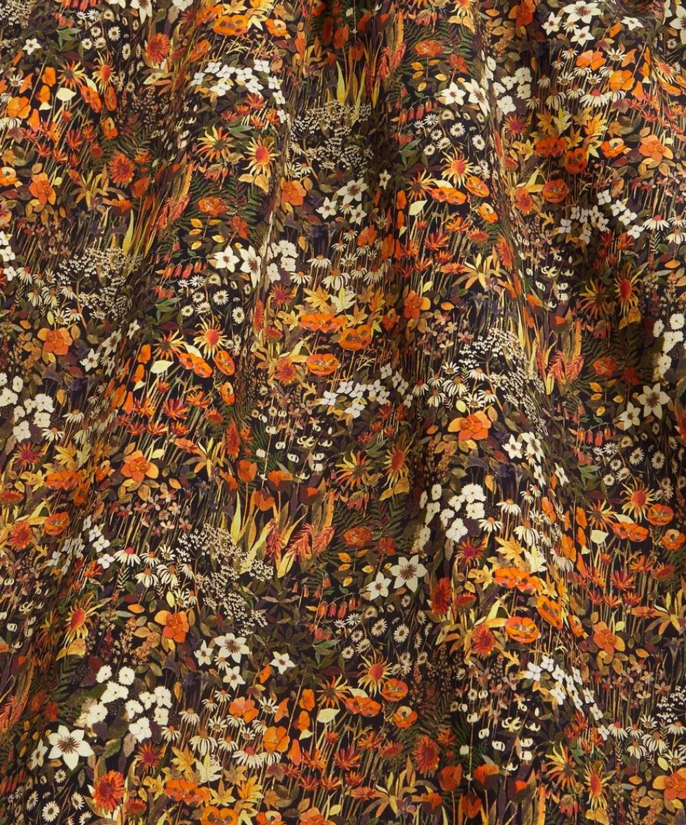 Liberty Fabrics Classic Silks|Crepe De Chine^Faria Flowers Small Crepe de Chine