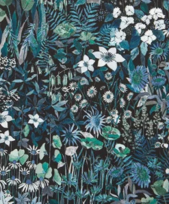 Liberty Fabrics Classic Silks|Silk Satin^Faria Flowers Small Silk Satin