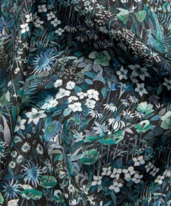 Liberty Fabrics Classic Silks|Silk Satin^Faria Flowers Small Silk Satin