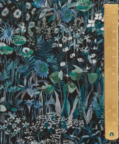 Liberty Fabrics Classic Silks|Silk Satin^Faria Flowers Small Silk Satin