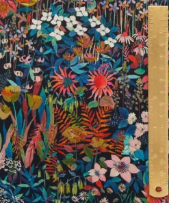 Liberty Fabrics Classic Silks|Silk Satin^Faria Flowers Small Silk Satin