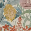 Liberty Interiors Furnishing Fabrics^Faria Flowers Wycombe Linen in Lichen