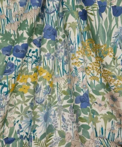 Liberty Interiors Furnishing Fabrics|Furnishing Fabrics^Faria Flowers Wycombe Linen in Lapis