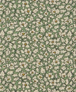 Liberty Interiors Furnishing Fabrics^Feather Petals Linen in Artichoke