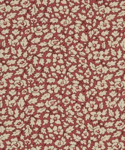 Liberty Interiors Furnishing Fabrics^Feather Petals Linen in Red Lac