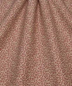 Liberty Interiors Furnishing Fabrics^Feather Petals Linen in Red Lac