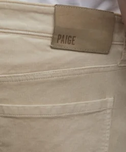 Paige Jeans^Federal Slim Straight Corduroy Jeans in Ivory Cream