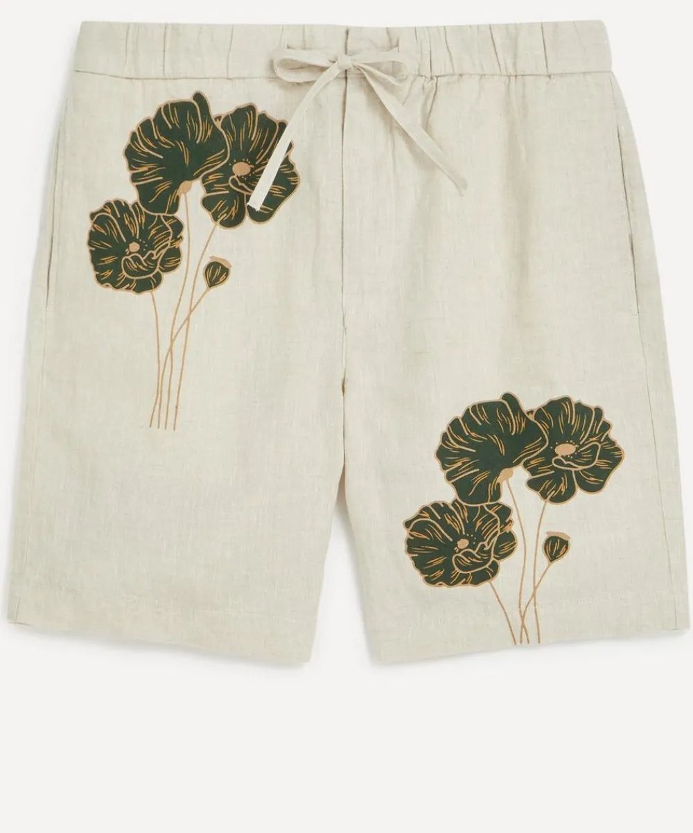 Frescobol Carioca Shorts^Felipe Linen Shorts