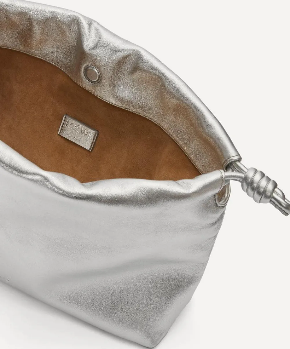 Loewe Bags^Flamenco Medium Laminated Leather Clutch Bag