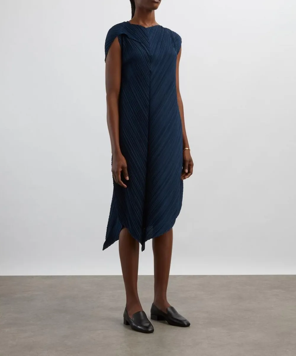 Pleats Please Issey Miyake Dresses^FLARE Pleated Midi Dress