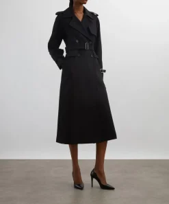 Max Mara Coats & Jackets^Flavio Long Sablé Trench Coat