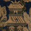 Liberty Interiors Furnishing Fabrics^Floating Pavilion Downley Velvet in Kelp