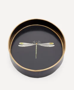 Les Ottomans Tableware^Flora Hand-Painted Iron Tray